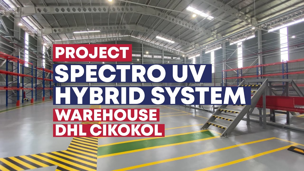 Weber (Saint-Gobain) Epoxy Spectro UV Coating Warehouse DHL Cikokol | Dongyang Epoxy Indonesia