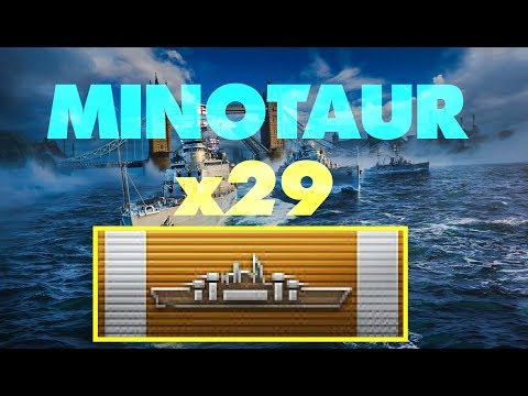 29 CITS - 372K Dmg || MINOTAUR  - World of Warships