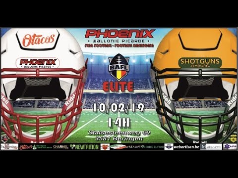 2019 BAFL EL - WEEK 1: LIMBURG SHOTGUNS - WAPI PHOENIX