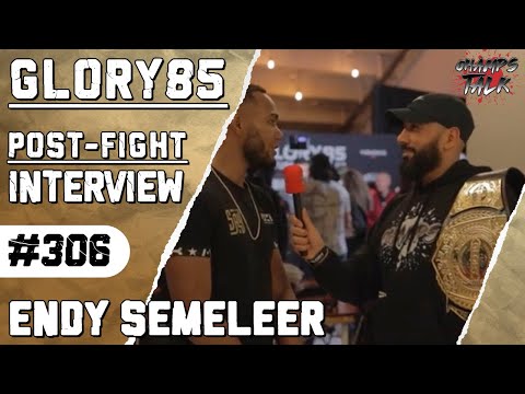 Endy Semeleer Post Fight Interview | Murthel Groenhart #GLORY85 #AndStill 🇨🇼🥊
