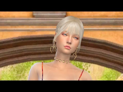 sims4 alpha cc download blonde female Dominika Novotny by Bonita100 Cas Video Preview