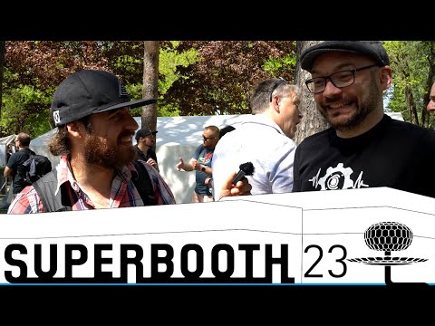 Chatting with @AudioPilz at Superbooth (2023)