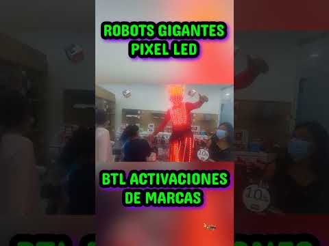 Show La Hora Loca Guayaquil, Samborondon, Cabina Fotografica Automatica, Espejo Fotografico; Mirror Booth, Robots Gigantes Pixel Led, Fiestas Locas Ec