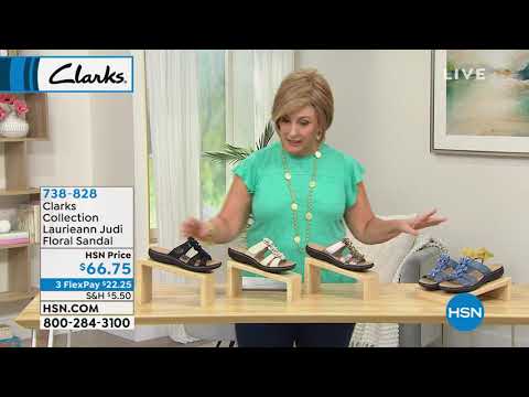 Clarks Collection Laurieann Judi Floral Sandal