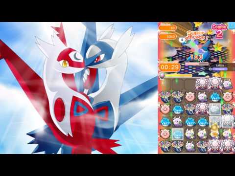 Pokémon Shuffle - Latios lvl 80 (Itemless) [Escalation Battle]