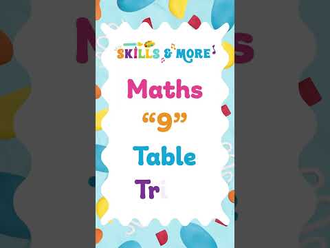 9 Table Trick | Table Trick of 9 | Table of 9 | Table Trick | SkillsnMore