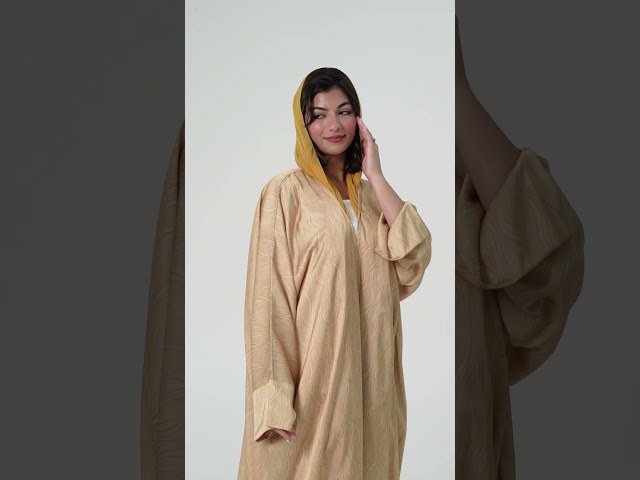 عبايات فيرا مانجو حرير أرماني من عبايات جدة أربن Jeddah Urban Abayas