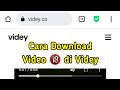Cara Download Video Di Videy