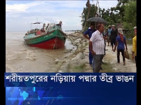শরীয়তপুরের নড়িয়ায় পদ্মায় তীব্র ভাঙন