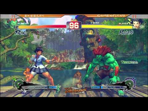SSF4AE: Bubbles [Blanka] vs Combofiend [Makoto] Race to 5