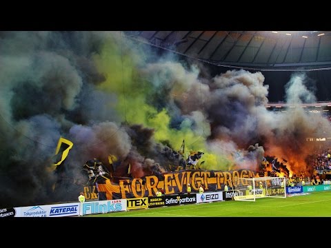 AIK - Djurgårdens IF 13.08.2014 Choreo, Pyro, Support