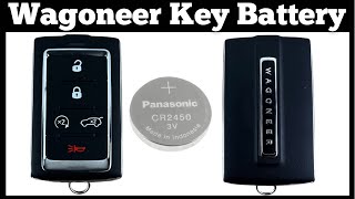 How To Change A 2022-2023 Jeep Grand Wagoneer Remote Fob Key Battery - Replace Batteries Tutorial