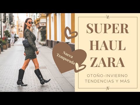 MODA: HAUL DE ZARA NUEVA TEMPORADA OTOÑO INVIERNO 2019 2020. Me compro todas las tendencias !!!