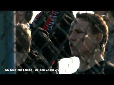 Ks Kolejarz Stróże - Dolcan Ząbki 2-0 ( kibice) 18.03.2012r.