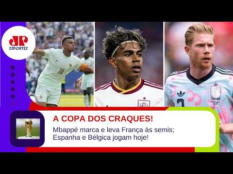 QUARTAS FERVENDO! ESPANHA E BÉLGICA DECIDEM VAGA NA SEMI DO MUNDIAL! | BASTIDORES DA COPA