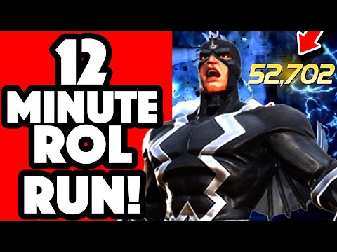 12 Minute ROL Run?? 6 Star Rank 3 BLACK BOLT Domination! - Synergy Samba ep 13