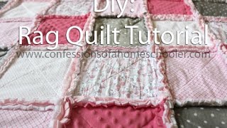 How to make a Rag Quilt Tutorial