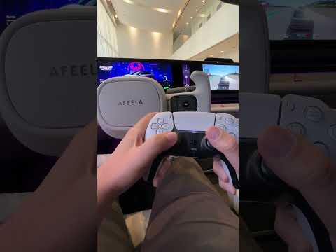 Ever driven a Sony car inside a Sony car? Here's Gran Turismo in the Afeela