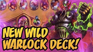 New Wild Warlock Deck! | Rise Of Shadows | Hearthstone