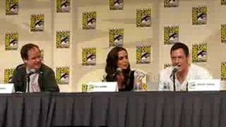 Comic Con : Tahmoh Penikett first day on the set