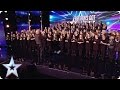 This Welsh 160 Piece Choir Hits All The Right Notes Audition Week 1 Britain S Got Talent 2015