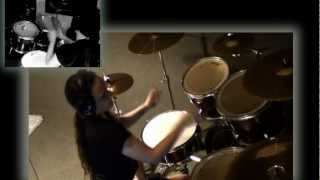 Atheist - Green (drum cover by Tamara)