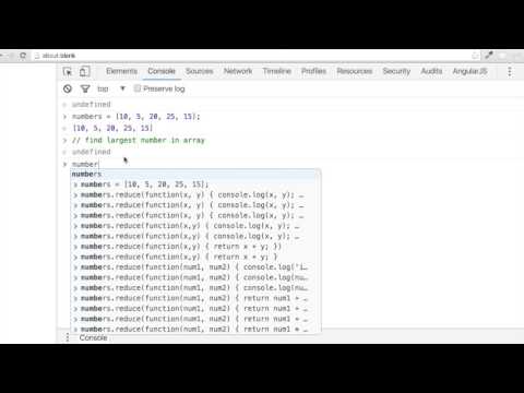 Javascript The Basics Reduce Lab