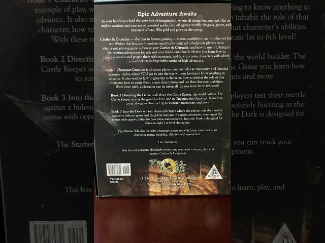 Vídeo relacionado con Troll Lord Games Castles & Crusades: Players Handbook - Libro de rol de tapa dura, 240 páginas a todo color, juego de rol, clases, carreras y combate