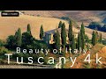Beauty of Italy: Tuscany 4k (Ultra HD)⎜Relaxing Music⎜Earth from Above⎜Florence, Wine and Romance 4k