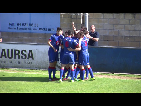 Segunda B 2016-17. Resumen SD Amorebieta 1 - UD Logroñés 0