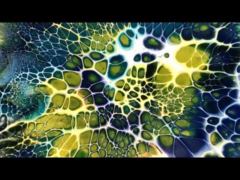 #296. Just Stunning!  A Swipe and a Bloom / bloom technique / акриловая заливка