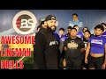 Awesome Lineman Drills Giant Skillz Athletics Football OL DL Training VLOG EBS Performance Gym