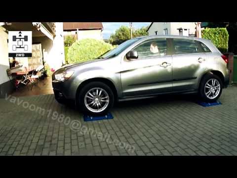 Mitsubishi ASX - 2WD vs 4WD - traction control test on rollers - RVR / Outlander Sport
