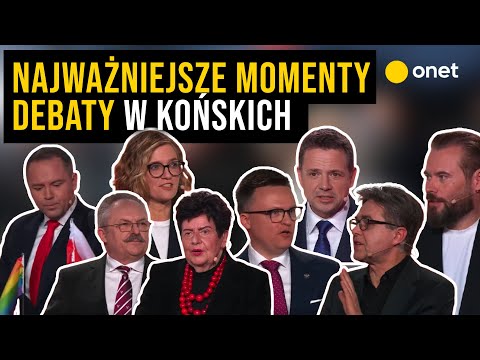 Debata w Końskich 2025. NAJWAŻNIEJSZE MOMENTY