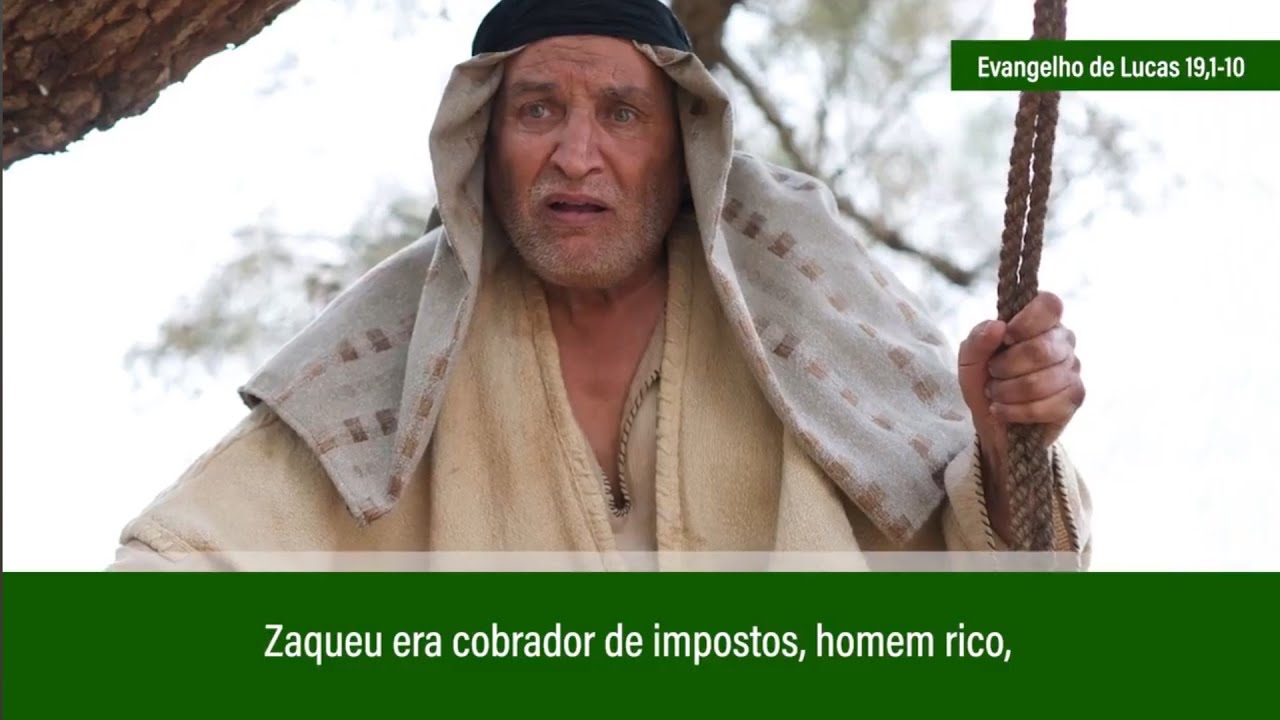 Zaqueu era cobrador de impostos, homem rico, mas faltava algo na sua vida...#EvangelhodeHoje