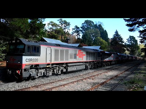 A difficult day in the Adelaide Hills Rail Corridor-1PM9 with 2 EL Class Locos bringing up the rear!