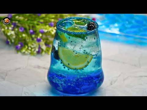 💙 Blue Lagoon Mocktail | Refreshing Summer Drink Recipe | No Alcohol | Continental Food 🍹✨