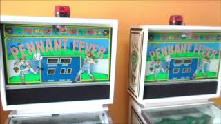 Let's Repair TWO 1984 Williams Pennant Fever Pitch & Bat Arcade Games - Rare System 8 Pinball
