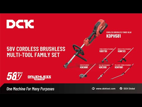 DCK 58V cordless brushless multi-tool family set