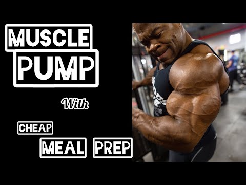 Muscle pump upperbody workout with $30 weekly meal prep!