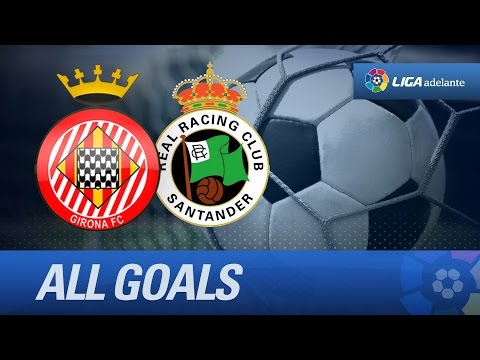 Todos los goles de Girona FC (1-0) Racing de Santander - HD