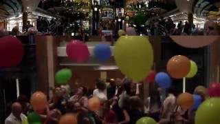 Dawn Princess Balloon drop party 12 August 2016
