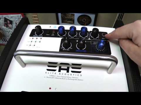 Elite Acoustics EAE A4-8 MKII 80W Acoustic Amplifier with LFP Battery and Bluetooth image 6