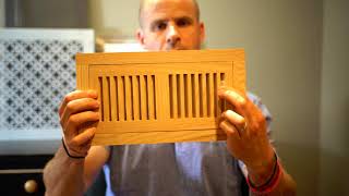 Wood Vent Cover Dampers Options - Vent Covers Unlimited