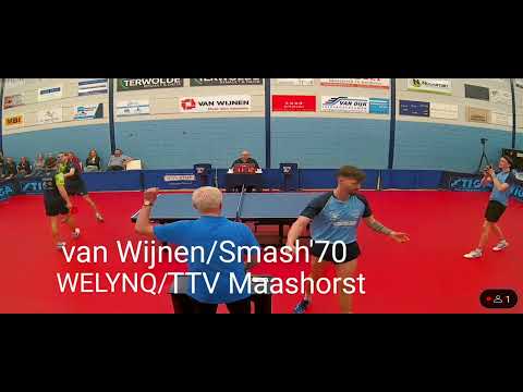 TTV Maashorst voor tweede plaats voorjaarscompetitie 2023 tegen van Wijnen/Smash'70