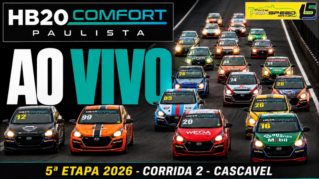 🔴 HB20 COMFORT PAULISTA | Corrida 2 | 5ª Etapa 2026 | Cascavel (PR) | Ao Vivo