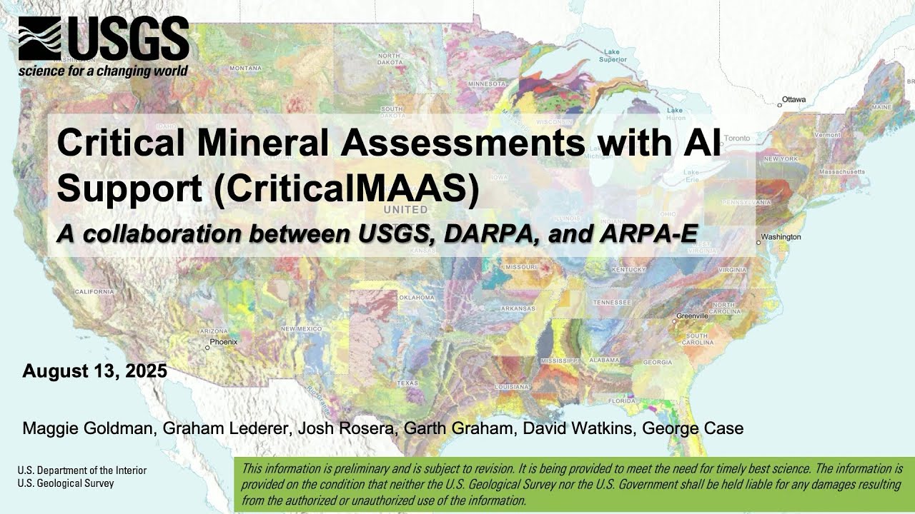 Margaret Goldman - Critical Mineral Assessments with AI Support