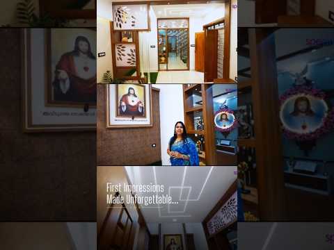 Modern Foyer Area Design ✨ Elegant Home Entrance by Spectra Venture | Thrissur #interior