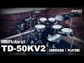 Roland TD-50KV2 electronic drums unboxing & playing by drum-tec