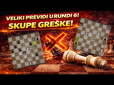 VELIKI PREVIDI u rundi 6! Gukeš i Sindarov pali – Tata Steel 2026 #svetsaha #sah #chessgame